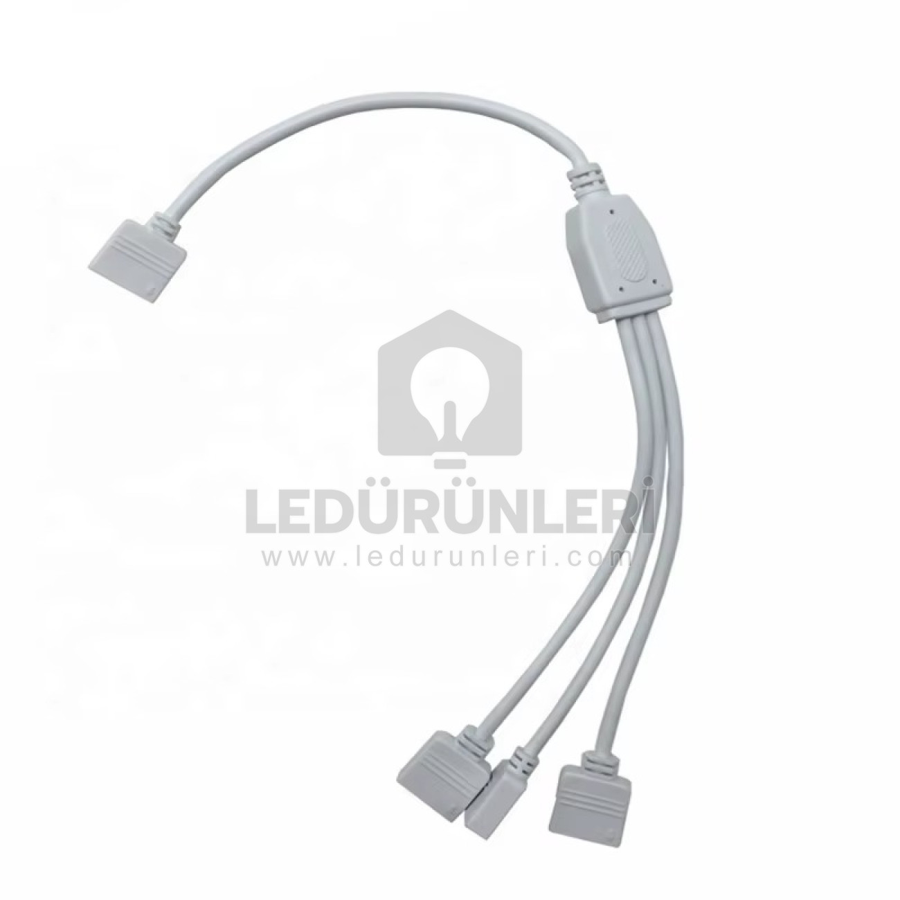 LEDLEN 3lü Kablolu 4 Pin RGB Led Splitter Çokyalıcı Dağıtıcı