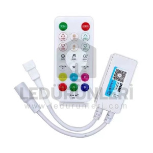 SP648E SPI Pixel LED Kontrolcü DC5-24V | Bluetooth Müzik Modlu