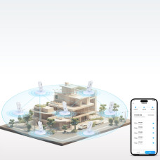 SP328E Bluetooth Mesh Grup Kurma LED Kontrol Cihazı | 5–24V SPI Pixel (900 Pixel) BanlanX App