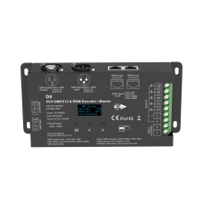 5 Kanal DMX512 RDM Decoder 12-24V 6A/CH RGB CCT LED Dimmer Kontrol Cihazı