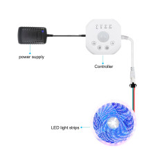 Pixel LED Hareket Sensörü PIR Algılayıcılı Akıllı Sensör Modülü