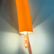 22mm 360° Silikon LED Neon Tüp | Şerit LED Uyumlu | İç & Dış Mekan Siyah Şeffaf Gövde