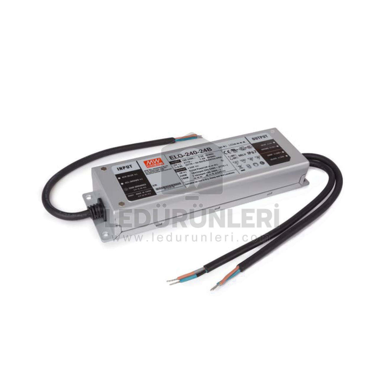 MeanWell 240W 24V 10A Dim Kontrol Özellikli LED Güç Kaynağı