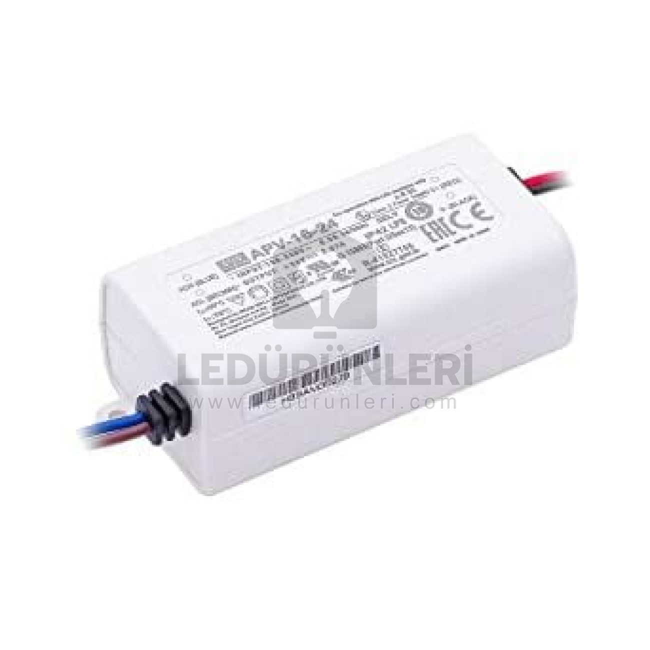 MeanWell APV-16-24 24Vdc 0.67A 16W LED Güç Kaynağı Kompakt Tasarım