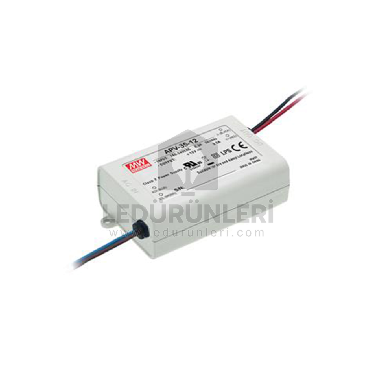 MeanWell 12V 3A 36W LED Güç Kaynağı - Kompakt ve Verimli