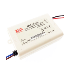 28-100V 350mA LED Sürücü Güç Kaynağı APC-35-350 IP42