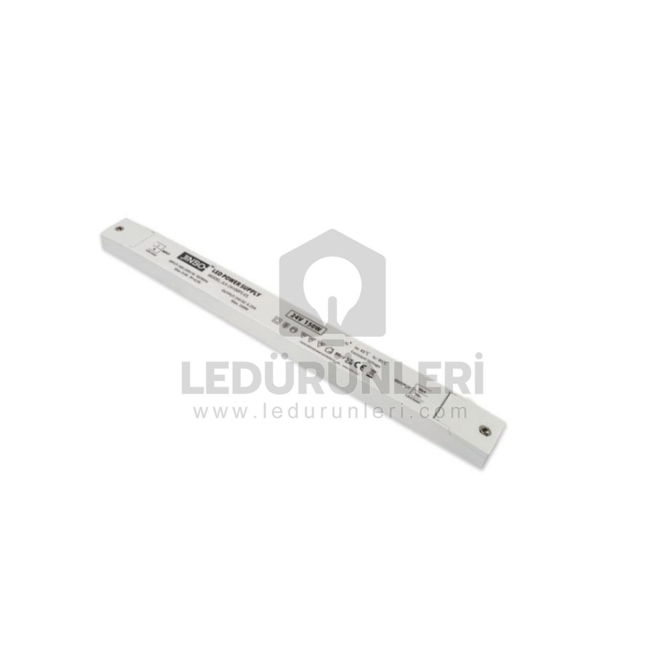 Jinbo 24V 6.25A Slim Plastik Kasa Dış Mekan Adaptör - Yüksek Verimli