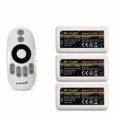 MiBoxer FUT036 2.4GHz RF Tek Renk LED Dimmer + 4 Zone Dokunmatik Kumanda | 12V 24V 10A LED Kontrolcü