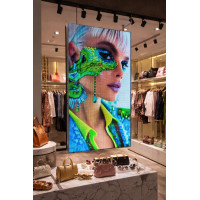 32x64 cm Wifi Kontrollü İç Mekan LED Ekran | Tak Çalıştır GOB P2.5 Reklam Tabelası