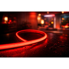 24V 13mm Kalın Tek Renk Silikon Neon LED IP67 Dış Mekan