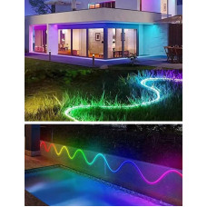 24V 13mm Kalın Tek Renk Silikon Neon LED IP67 Dış Mekan