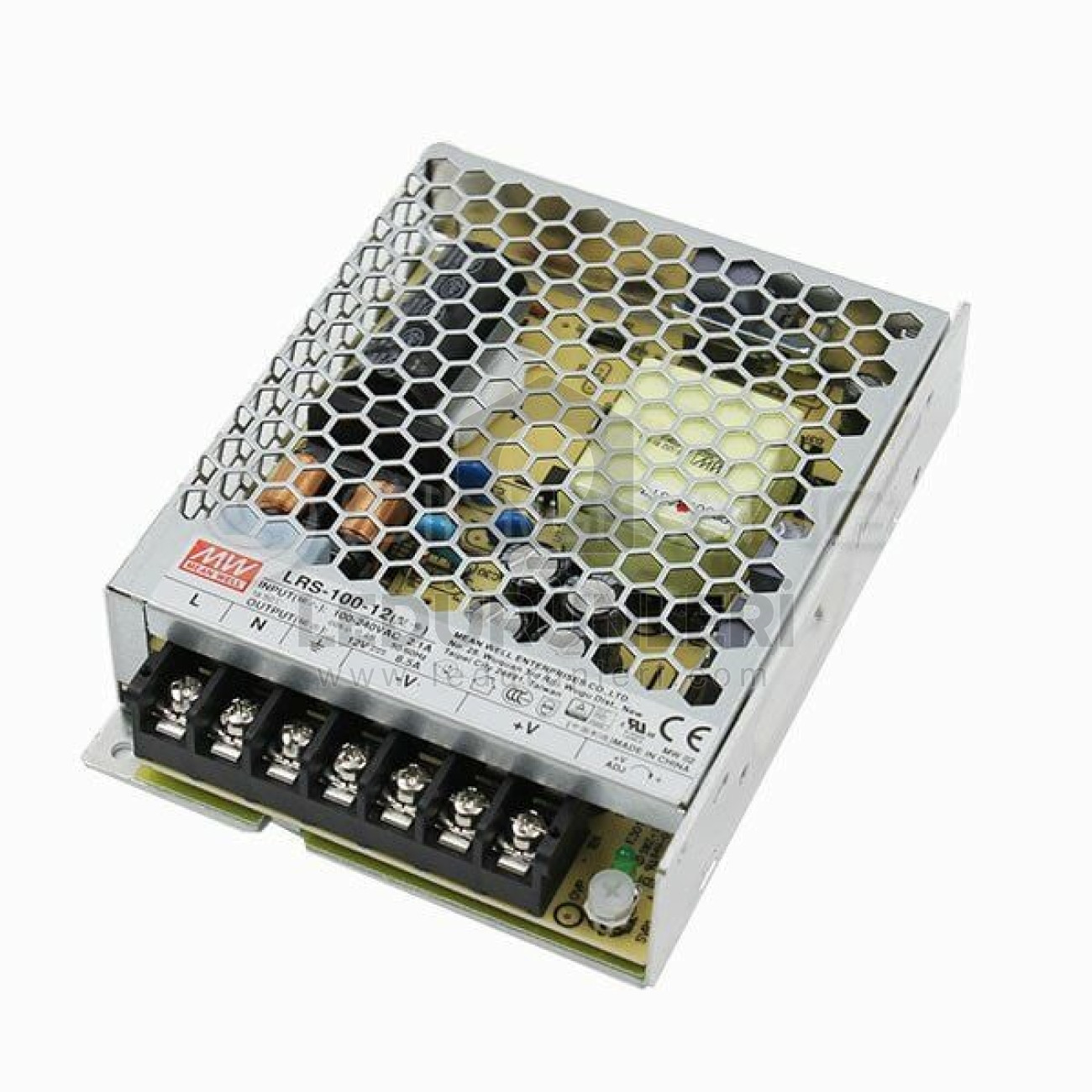 MeanWell LRS-100-12 12 Volt 8.5 Amper Kutulu Kapalı Tip Güç Kaynağı