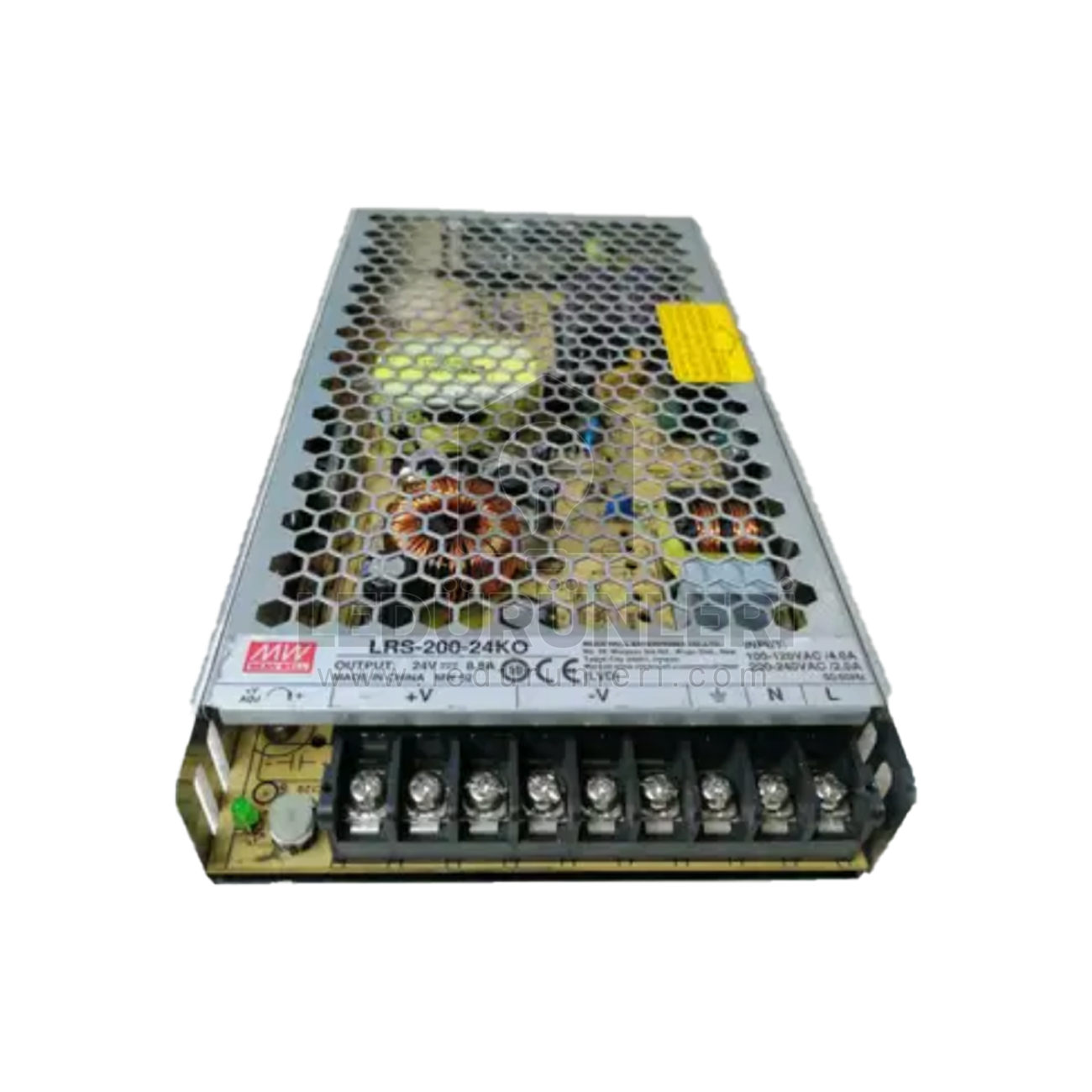 MeanWell LRS-200-24KO 24 Volt 8,8 Amper Kapalı Tip Güç Kaynağı