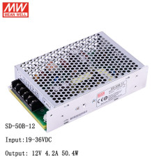 SD-050B-12 18-36 Volt DC Giriş, 12 Volt DC 4.2 Amper Sabit Gerilim Güç Kaynağı