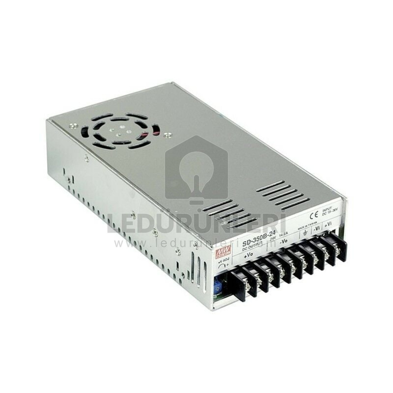 MeanWell SD-350B-24 18-36 Volt DC Girişten 24 Volt DC 14,6 Amper Güç Kaynağı