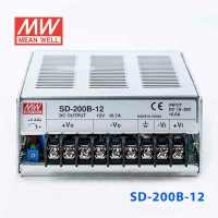 SD-200B-12 18-36 Volt DC Girişten 12 Volt DC 16,7 Amper Kutulu Güç Kaynağı
