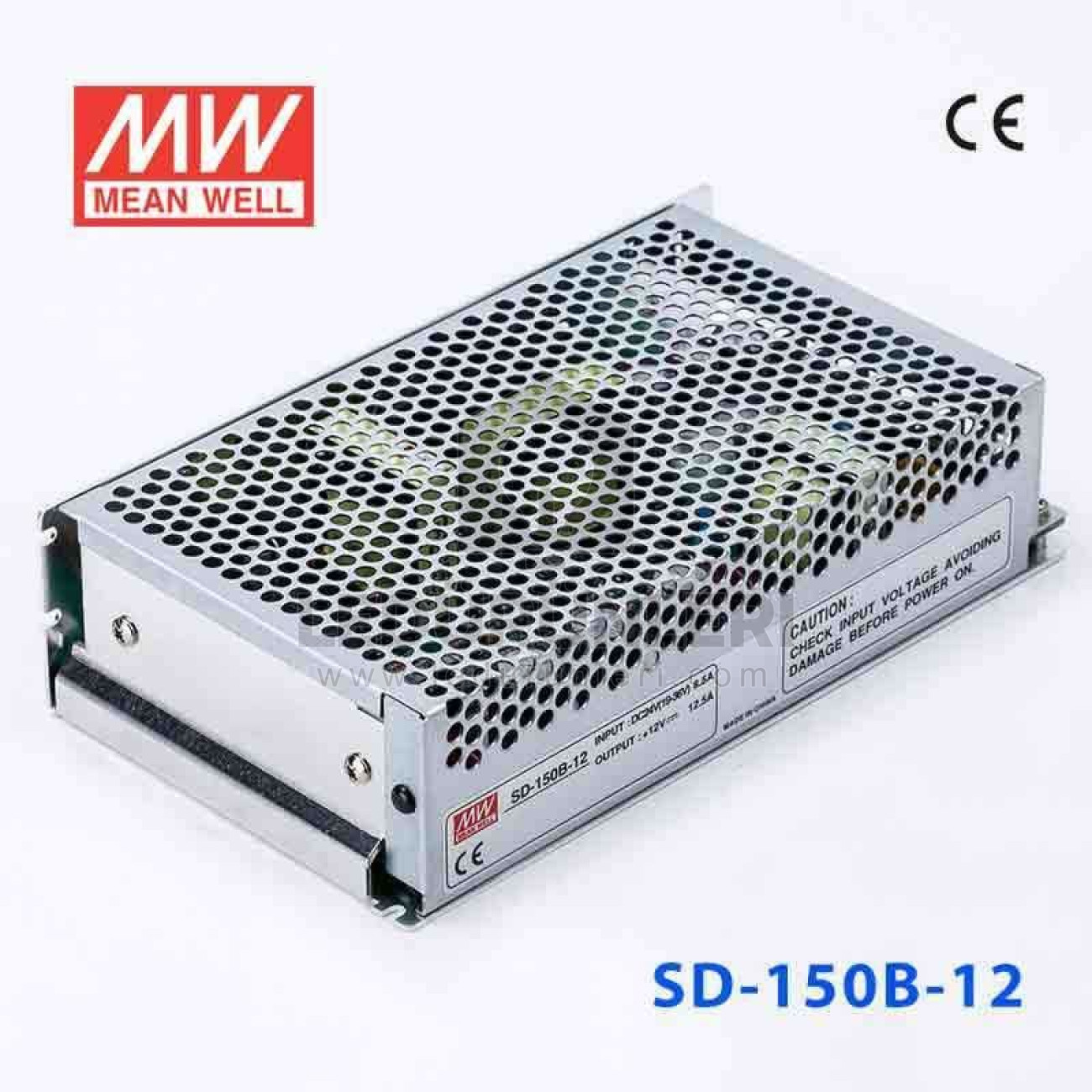 MeanWell 18~36 Volt Girişli 12 Volt 12,5 Amper Kutulu Güç Kaynağı MW-SD-150B-12