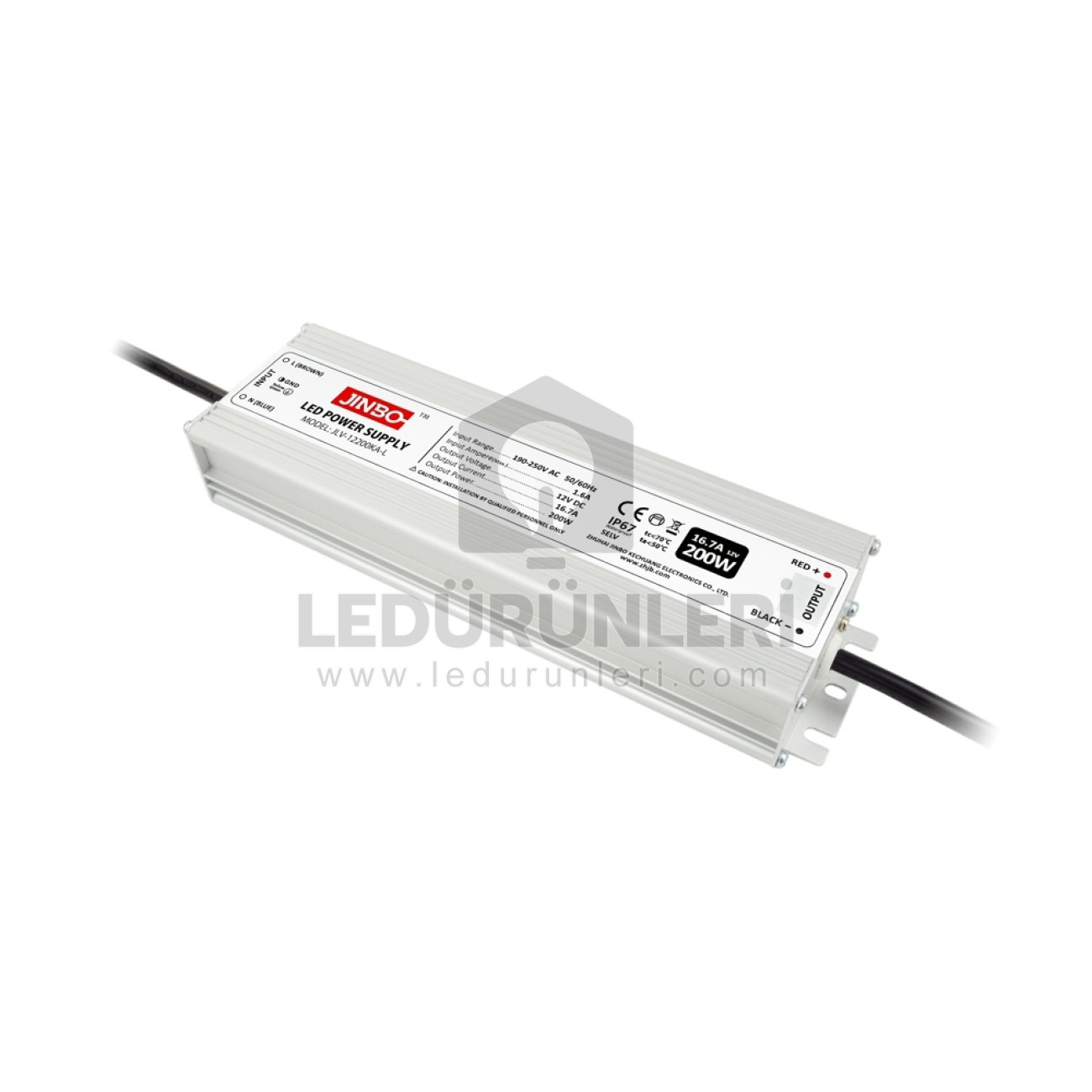 Jinbo JİNBO POWER 24V 8.33A Dış Mekan LED Adaptör