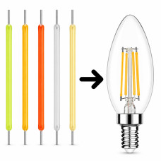 38mm 12V Filament LED Çubuk | Dekoratif Ampul İçi LED Işık
