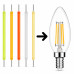 LightGo 38mm 12V Filament LED Çubuk | Dekoratif Ampul İçi LED Işık