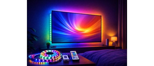 TV Arkası LED Aydınlatma Projesi – Hazır Tak-Çalıştır Setler