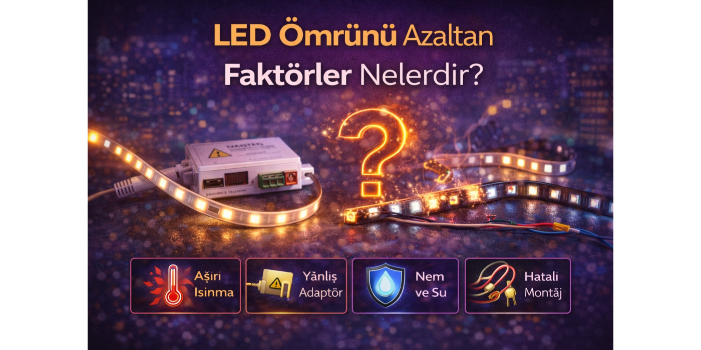LED Ömrünü Etkileyen Faktörler ve Doğru Kullanım Önerileri