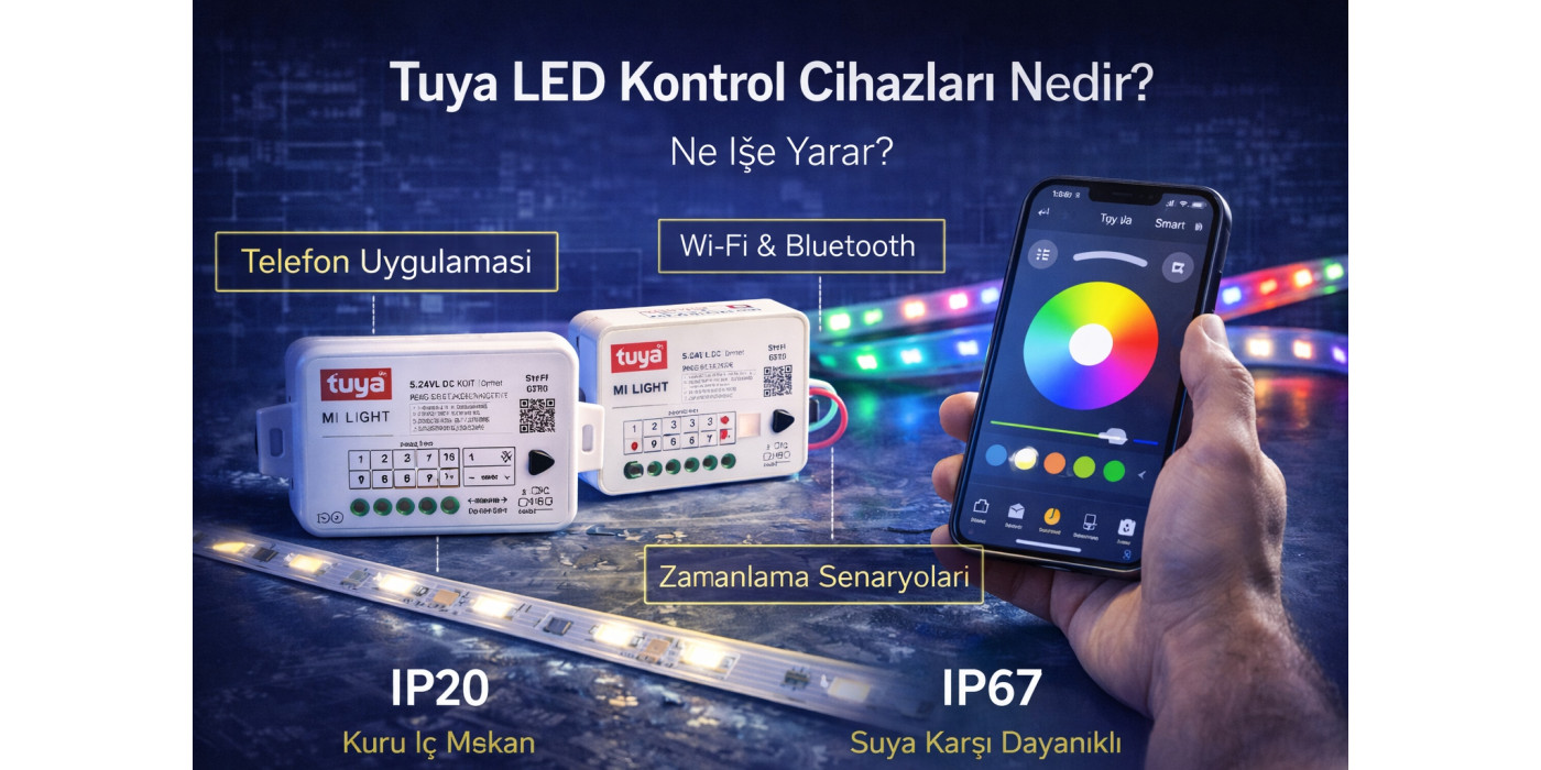 Tuya LED Kontrol Cihazları Nedir? Ne İşe Yarar?