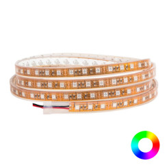12V RGB IP68 Dış Ortam 3 Çipli Şerit LED 5 Metre – Su Geçirmez Renkli Aydınlatma