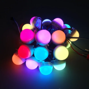 30mm RGB Pixel Modül LED 20 Adet – 12V Adreslenebilir Tabela ve Dekor Aydınlatma