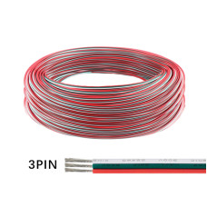 3 Pin RGB Pixel LED Kablosu 100 Metre | Esnek ve Dayanıklı Kablo