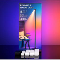 Spot LED’li Köşe Lambader Pixel RGB + Gün Işığı | Telefon + Kumanda Kontrollü Akıllı Lambader