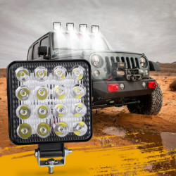 48W (10-60V) 16 Ledli OFF ROAD Oto Led Sis Farı Lambası