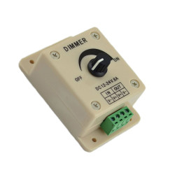 Manuel Pot Çevirmeli 12-24V 8A. Led Dimmer