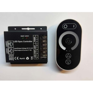 12-24V LED Sync Kontrol Cihazı 3x10A | RF Dokunmatik Kumandalı Şerit LED Dimmer