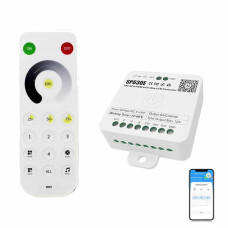SP630E Akıllı LED Kontrol Cihazı & RB1 Tek Renk Dimmer Kumanda Seti | 5-24V 5CH PWM + Pixel