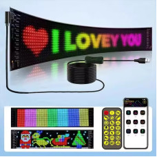 Matrix Led Panel Cama Yapışan Telefon Kontrollü Led Ekran