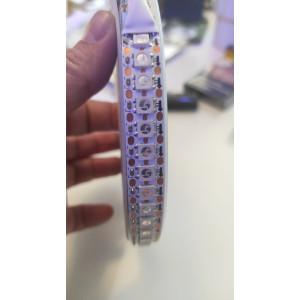 5V WS2812B RGB Pixel Şerit LED – 1m/144 LED, IP20 İç Mekan, 5 Metre (Adreslenebilir)