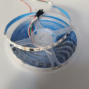 24V RGB Adreslenebilir Pixel Şerit Led İç Mekan 1Metrede 96Led (5 Metre)