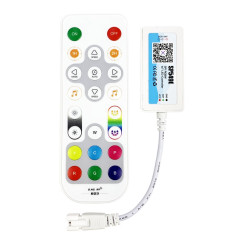 SP649E RGBW Pixel LED Kontrol Cihazı | 5-24V SPI, 900 Pixel, Müzik Modu + RF Kumanda