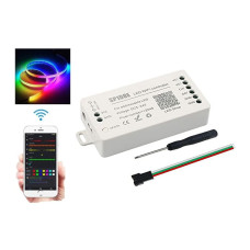 SP108E 2048IC Wifi App Kontrollü Adreslenebilir Pixel Led Kontrol Cihazı