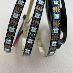 5v WS2812b RGB Magic Pixel Şerit Led İç Mekan mt/60 Ledli (5 Metre)