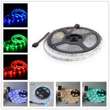 12v 5050 RGB Şerit Led Mt/30 Ledli İç Mekan 5 Metre