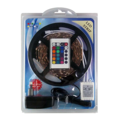 Üç Çipli RGB Şerit Led Seti 5 Metre Tak Çalıştır