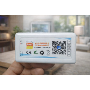 Tuya Destekli WiFi LED Kontrol Devresi | 5 Kanal RGB-W-WW Akıllı Aydınlatma Modülü