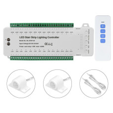 28 Basamaklı Merdiven Sensörlü Kumandalı Led Kontrol Cihazı