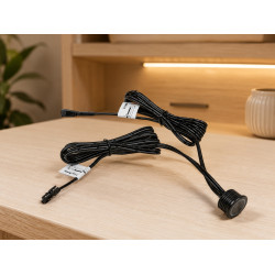 Ahşap Gövde LED Gömme Sensör 12-24V 60W Siyah