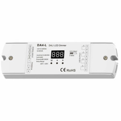 Ekranlı 4 Kanal Tek Renk DALI Dimmer Alıcı 20.5A