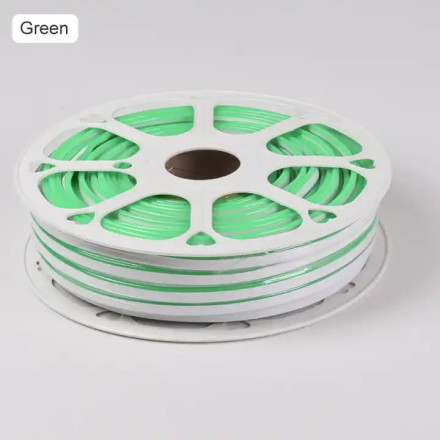 1cm Kesilebilen 12V Silikonlu Neon LED Şerit - 50 Metrelik Tek Parça