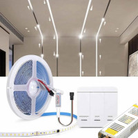 Tavan Aydınlatma Kayar Animasyonlu Şerit LED + RF Kumanda + Adaptör Seti