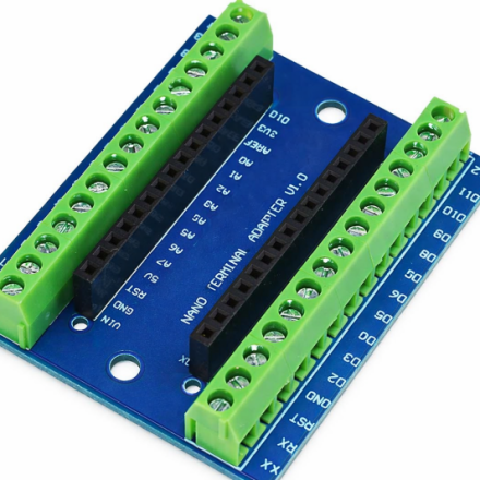 Arduino Nano Klemens Shield - Vidalı Terminal Adaptör